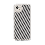Slim Protection Case［ Small Stripe - Gray × Black ］