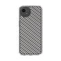 Slim Protection Case［ Small Stripe - Gray × Black ］