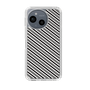 Slim Protection Case［ Small Stripe - Gray × Black ］
