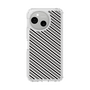 Slim Protection Case［ Small Stripe - Gray × Black ］
