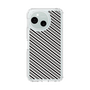 Slim Protection Case［ Small Stripe - Gray × Black ］