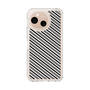 Slim Protection Case［ Small Stripe - Gray × Black ］