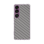 Slim Protection Case［ Small Stripe - Gray × Black ］