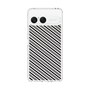 Slim Protection Case［ Small Stripe - Gray × Black ］