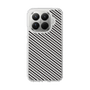 Slim Protection Case［ Small Stripe - Gray × Black ］
