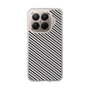Slim Protection Case［ Small Stripe - Gray × Black ］