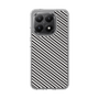 Slim Protection Case［ Small Stripe - Gray × Black ］