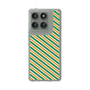 Slim Protection Case［ Small Stripe - Green × Orange ］