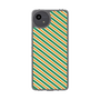 Slim Protection Case［ Small Stripe - Green × Orange ］