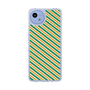 Slim Protection Case［ Small Stripe - Green × Orange ］