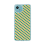 Slim Protection Case［ Small Stripe - Green × Orange ］