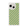 Slim Protection Case［ Small Stripe - Green × Orange ］