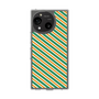 Slim Protection Case［ Small Stripe - Green × Orange ］
