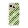 Slim Protection Case［ Small Stripe - Green × Orange ］