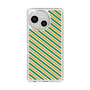 Slim Protection Case［ Small Stripe - Green × Orange ］