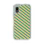 Slim Protection Case［ Small Stripe - Green × Orange ］