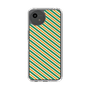 Slim Protection Case［ Small Stripe - Green × Orange ］
