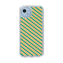 Slim Protection Case［ Small Stripe - Green × Orange ］