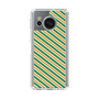 Slim Protection Case［ Small Stripe - Green × Orange ］