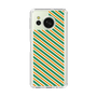 Slim Protection Case［ Small Stripe - Green × Orange ］