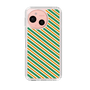 Slim Protection Case［ Small Stripe - Green × Orange ］