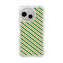 Slim Protection Case［ Small Stripe - Green × Orange ］