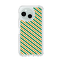 Slim Protection Case［ Small Stripe - Green × Orange ］