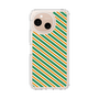 Slim Protection Case［ Small Stripe - Green × Orange ］