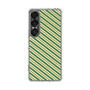 Slim Protection Case［ Small Stripe - Green × Orange ］