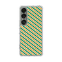 Slim Protection Case［ Small Stripe - Green × Orange ］