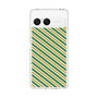Slim Protection Case［ Small Stripe - Green × Orange ］