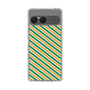 Slim Protection Case［ Small Stripe - Green × Orange ］