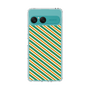 Slim Protection Case［ Small Stripe - Green × Orange ］
