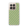 Slim Protection Case［ Small Stripe - Green × Orange ］