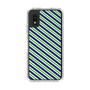 Slim Protection Case［ Small Stripe - Navy × Green ］
