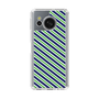Slim Protection Case［ Small Stripe - Navy × Green ］