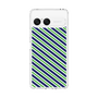 Slim Protection Case［ Small Stripe - Navy × Green ］