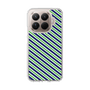 Slim Protection Case［ Small Stripe - Navy × Green ］