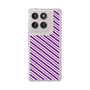 Slim Protection Case［ Small Stripe - Purple × Pink ］