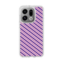 Slim Protection Case［ Small Stripe - Purple × Pink ］