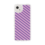 Slim Protection Case［ Small Stripe - Purple × Pink ］
