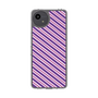 Slim Protection Case［ Small Stripe - Purple × Pink ］