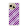 Slim Protection Case［ Small Stripe - Purple × Pink ］