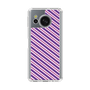 Slim Protection Case［ Small Stripe - Purple × Pink ］