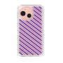 Slim Protection Case［ Small Stripe - Purple × Pink ］