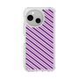Slim Protection Case［ Small Stripe - Purple × Pink ］