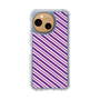 Slim Protection Case［ Small Stripe - Purple × Pink ］