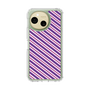 Slim Protection Case［ Small Stripe - Purple × Pink ］