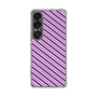 Slim Protection Case［ Small Stripe - Purple × Pink ］