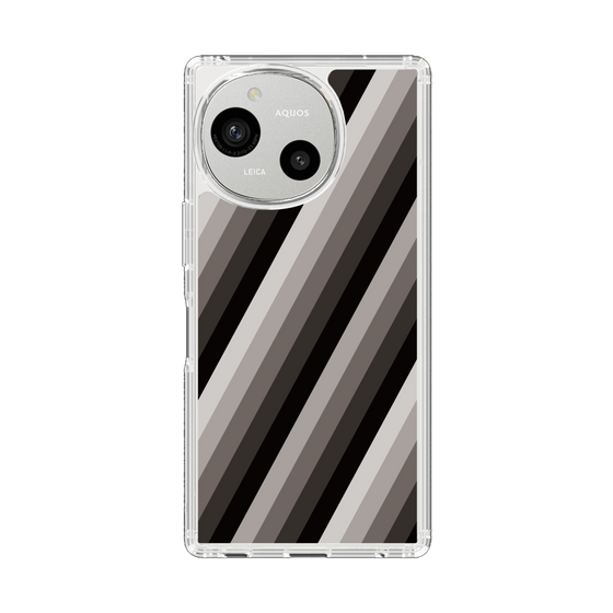 Slim Protection Case［ Middle Stripe - Black ］